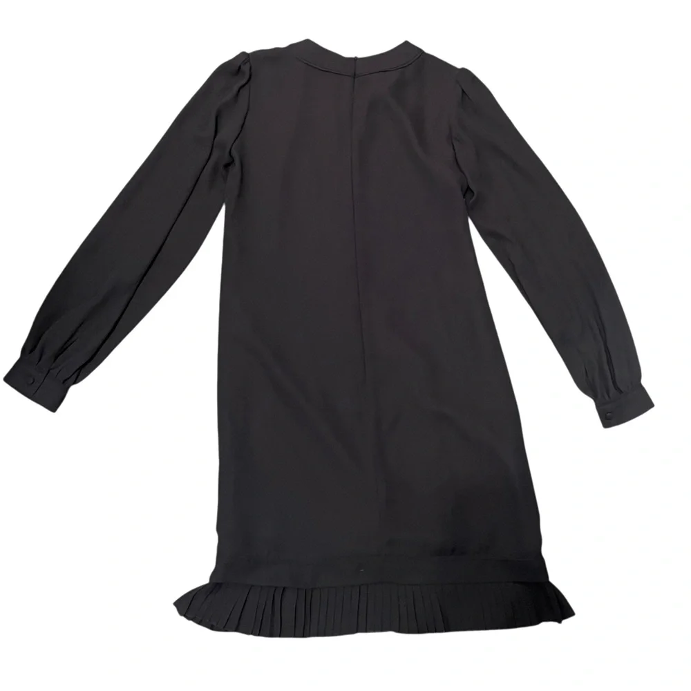 Dsquared2‎ Black Long Sleeves Pleated Bottom Shift Dress Size Girls 14 Years